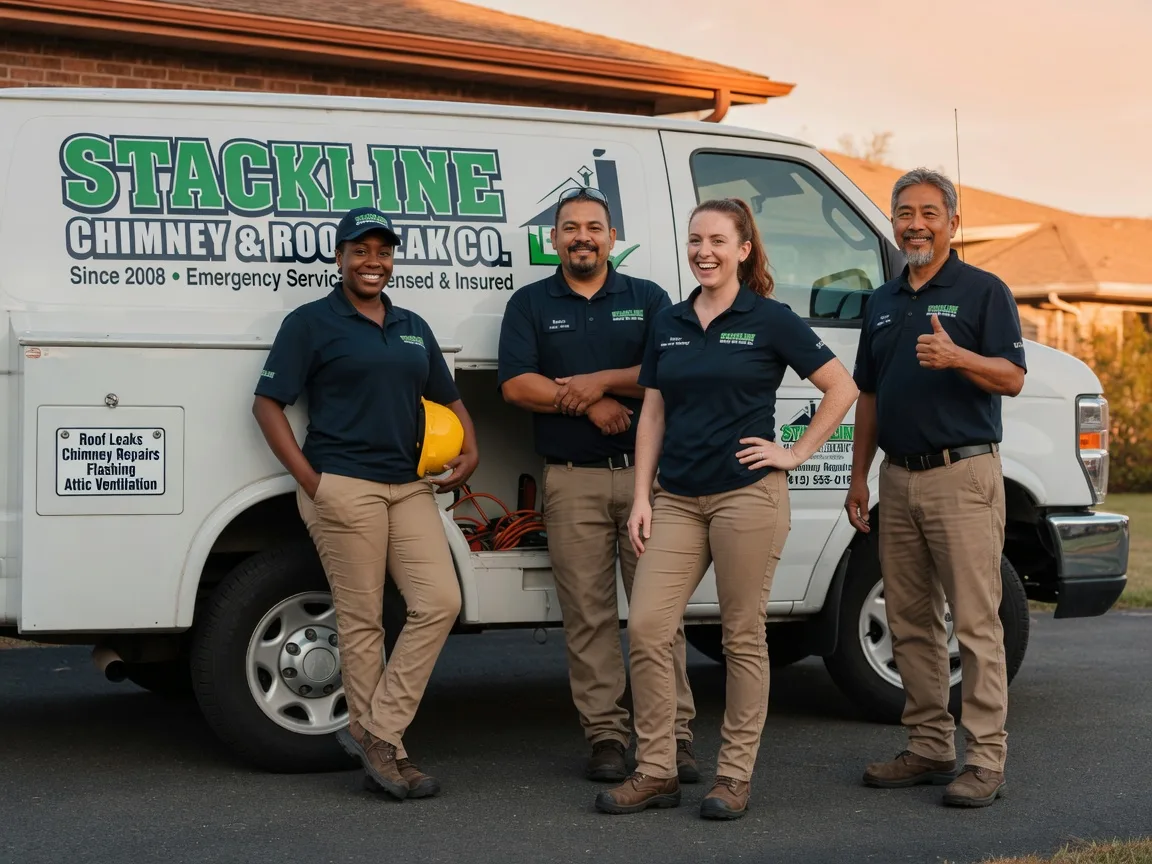 Chimney flashing repair company in Huntley, IL